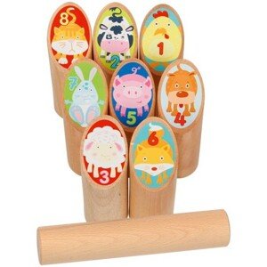 Kubb - Mölkky s obrázky zvířátek (Goki) - Doporučujeme