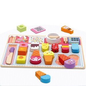 Puzzle pro nejmenší - Vkládačka, Zmrzlinářství 3D (Bino)