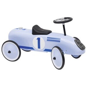 Odrážedlo kovové - Historické auto, modré světlé (Goki)
