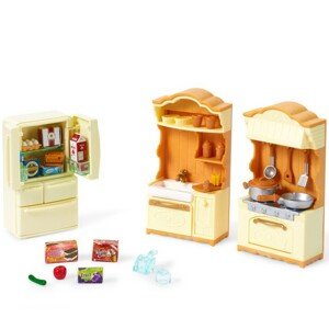 Sylvanian Families - Nábytek, Kuchyňská linka s ledničkou