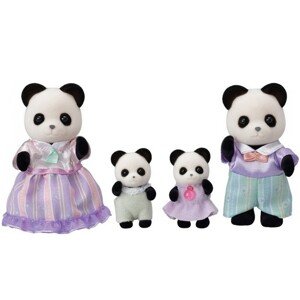Sylvanian Families - Rodina pandy, 4ks