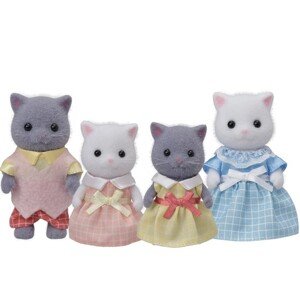 Sylvanian Families - Rodina koček perských, 4ks