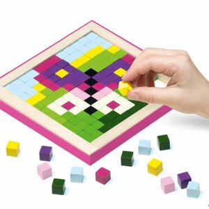 Mozaika - Pixely dřevěné, Kouzla 250 kostek (Cubika)