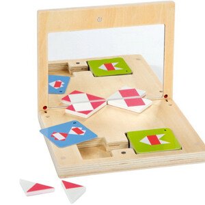 Hlavolam dřevěný - Geometrické zrcadlo (Small foot)