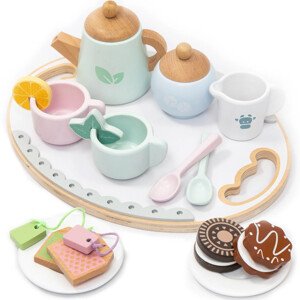 Nádobí dětské - Čajový set dřevěný (UMU)