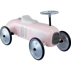 Odrážedlo kovové - Historické auto, růžové (Vilac)