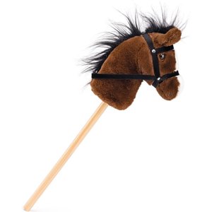 Koňská hlava na tyči - Hobby horse Bonnie tmavě hnědý (Faunica) - Novinky