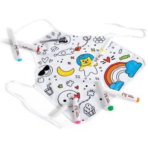 Malování - Zástěra k vymalování včetně 6 fixů (Hape) - Novinky