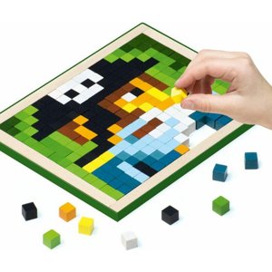 Mozaika - Pixely dřevěné, Piráti 400 kostek (Cubika) - Novinky