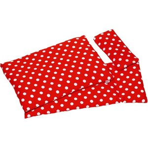 Povlečení pro panenky - Sada, Puntíky červené (Goki) - Novinky