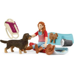 Schleich - Jezdecký klub, Hrací sada Přenocování s Hannah - Novinky