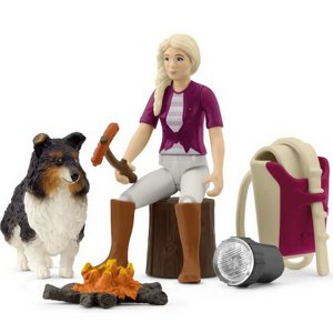 Schleich - Jezdecký klub, Hrací sada Sofiino opékání s rodinou a přáteli - Novinky