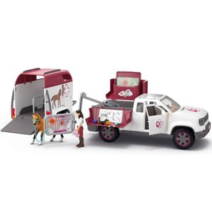 Schleich - Jezdecký klub, Mobilní veterinář s přívěsem - Novinky
