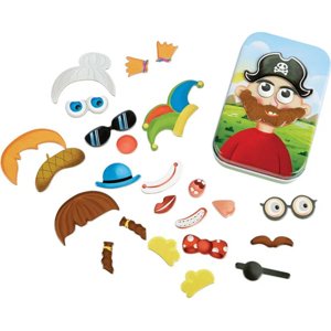 Puzzle magnetické - Krabička Funny Face (Hape) - Novinky