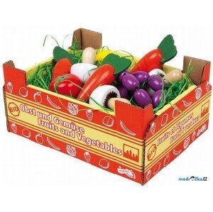 Dekorace prodejny - Krabice se zeleninou (Small foot)