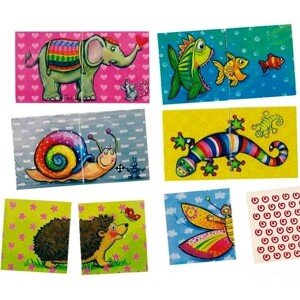 Puzzle pro nejmenší - Pexeso zvířátka, 32ks (Goki) - Akce