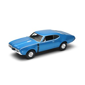 Welly - Oldsmobile 442 (1968) model 1:34 modré