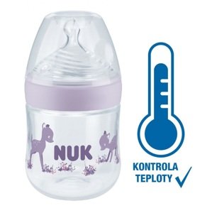 NUK Nature Sense láhev s kontrolou teploty 150ml 1ks fialová