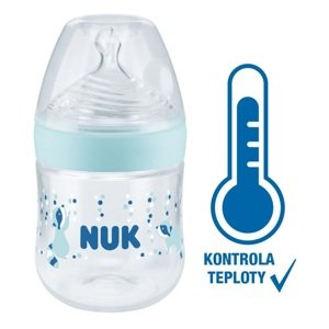 NUK Nature Sense láhev s kontrolou teploty 150ml 1ks modrá