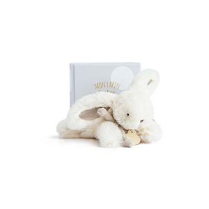 Doudou Dárková sada - Plyšový králíček béžový 16 cm