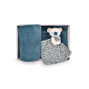 Doudou Dárková sada šťastná koala Yoca pléd a muchláček
