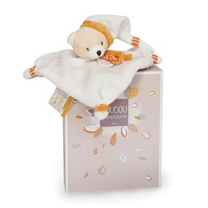 Doudou Plyšová mini hračka muchláček 20 cm medvěd