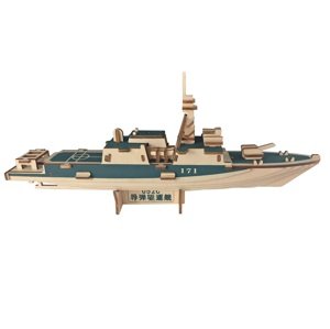 Woodcraft Dřevěné 3D puzzle Torpédoborec 052C