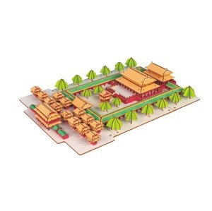 Woodcraft Dřevěné 3D puzzle Konfuciův chrám