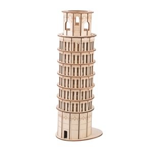 Woodcraft Dřevěné 3D puzzle Šikmá Věž V Pise