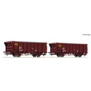 Roco Vagón s rolovací střechou FS, sada 2ks - 6600082