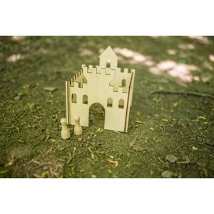 BeWooden Dřevěný Panáčkův hrad 1kk