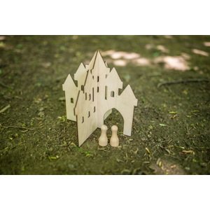 BeWooden Domeček pro panenky Princeznin zámek