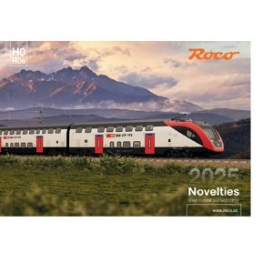Roco Katalog novinek 2025 v anglickém  jazyce