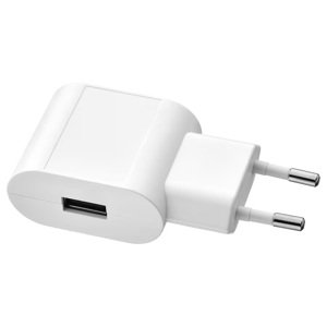 IKEA SMÅHAGEL USB nabíječka s 1 portem bílá