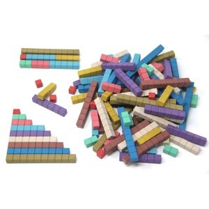 Wissner Počítací tyčinky Montessori 10 barev 100 ks