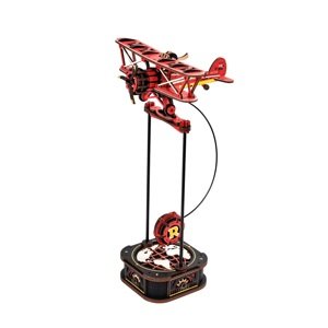 RoboTime 3D mechanická skládačka Dvojplošník s kyvadlem