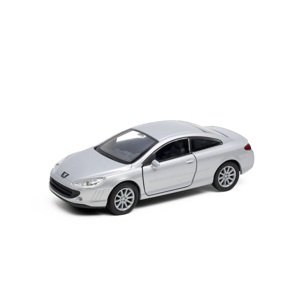 Welly Peugeot Coupé 407 1:34 tmavě modrý
