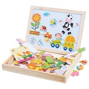2Kids Toys Magnetická tabulka Farma 102 dílků