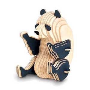 Woodcraft Dřevěné 3D puzzle panda