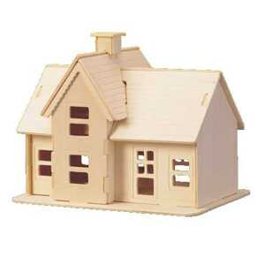 Woodcraft Dřevěné 3D puzzle Domeček