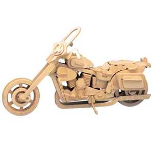 Woodcraft Dřevěné 3D puzzle Motorka Harley Davidson II