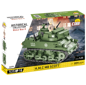 Americká samohybná houfnice H.M.C. M8 Scott COBI 2279 - World War II