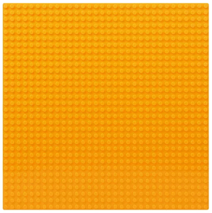Základní univerzální desky 40 x 40 cm (50 x 50 nopů) Barva Oranžová MK-505008