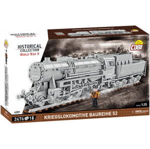 Parní lokomotiva Kriegslokomotive Baureihe 52 s tendrem COBI 6281 - World War II 1:35