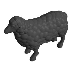 Figurka černá ovečka COBI-94013