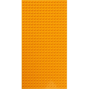 Základní univerzální desky 25,5 x 12,75 cm (32 x 16 nopů)  Barva 321608-Oranžová