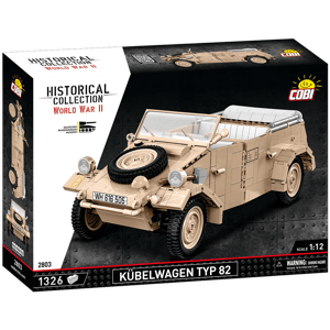 Německý velitelský vůz Kübelwagen PKW TYP 82 COBI 2803 - World War II 1:12