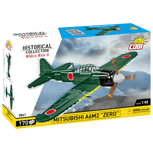 Japonský stíhací letoun Mitsubishi A6M2 Zero COBI 5861 - World War II 1:48
