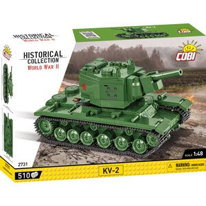 Ruský těžký tank Kliment Voroshilov KV-2 COBI 2731 - World War II 1:48
