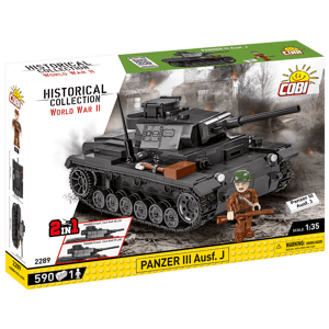 Německý střední tank Panzer III Pz. KpfW. Ausf. J COBI 2289 - World War II 1:35